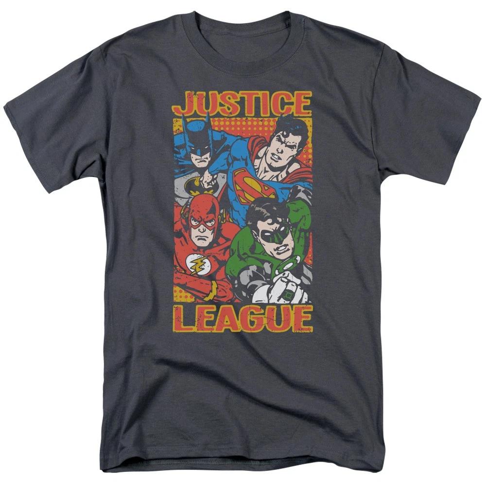 DC Comics - Justice League - Hero Mashup - Unisex Children s T-shirt - Gray 100