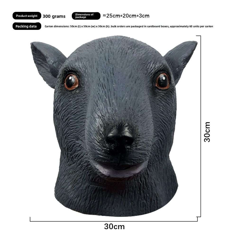 Animal Series Latex Animal Mask For Cosplay And Halloween Party Fun
