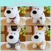 West Highland Dog Plush Doll With Realistic Design Fluffy Healing Doll Cotton Pp