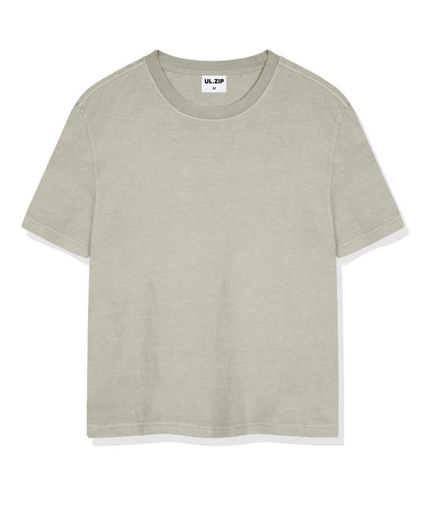 ULIFEZIP Noros Pigment Dyed Short Sleeve T-Shirt 5 Colors [Ulzf_0001]