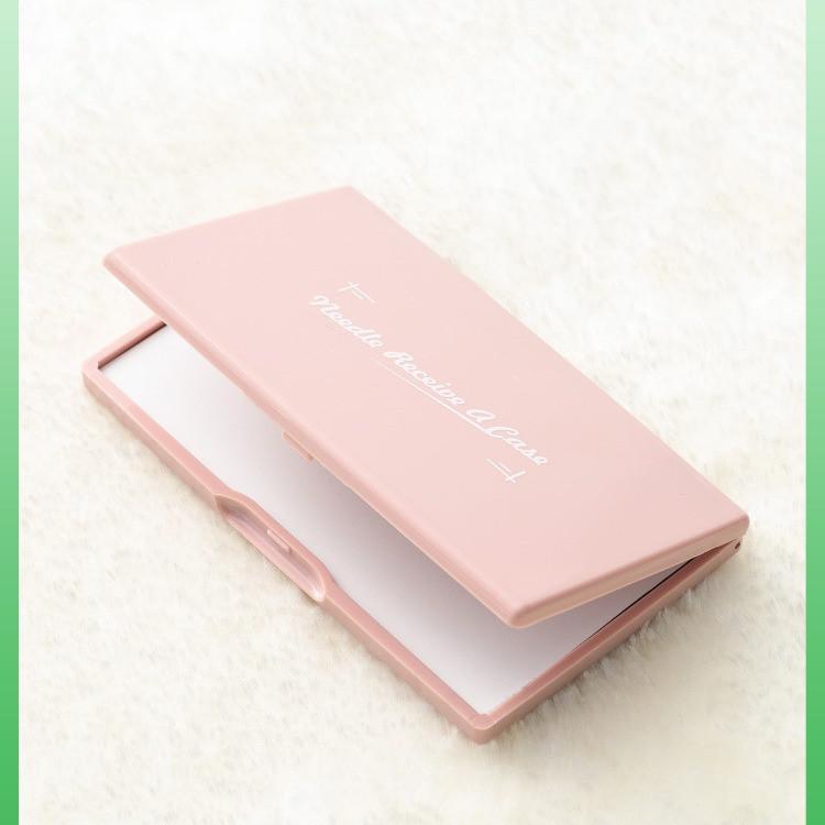 Needle Box Storage  Magnetic Hand Sewing Needles Home DIY Magnet Needle Suction Magnetic Leather Portable Tool Box