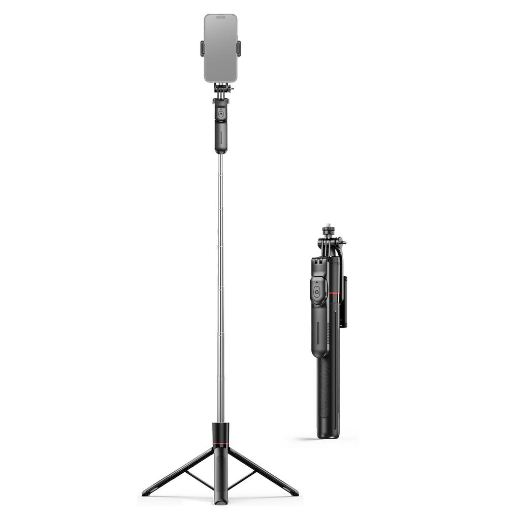 Extendable Selfie Stick Tripod with Remote Shutter 67 Inch  Phone Tripod Stand for  Live Streaming Group Photo