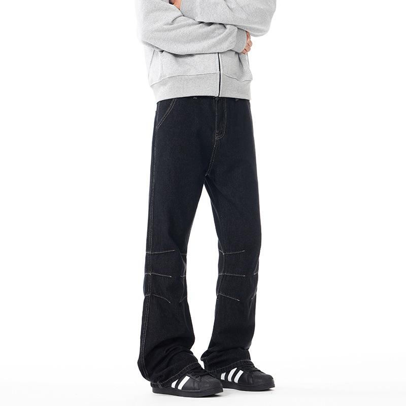 High Street Jeans Men's Loose and Flirtatious and Handsome Casual Pants