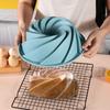 1pc Silicone Chiffon Cake Mold Savarin Cake Baking Tray Easy To Remove Mold Household Kitchen Tools