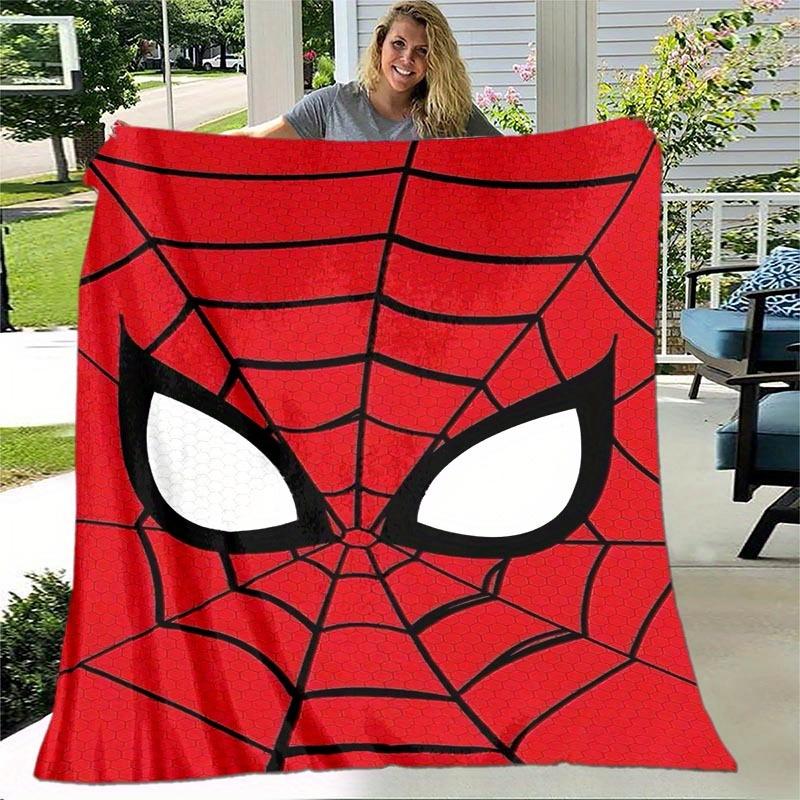 1pc Spider-Man Printing Blanket - Soft, All-Season Throw for Living Room, Bedroom,Personalized Gift with Adorable Cartoon Design