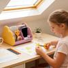 Makeup Storage Box Plastic Desktop Compartment Organizer For Office Desk Cosmetics Stationery Student Study Accessory Tools