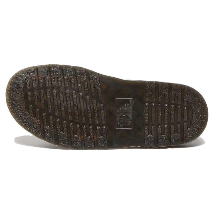 Dr. Martens Leather Metal Buckle Fashion Sandals Unisex Sandals Black 30747001
