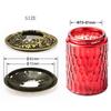 Antique Style Candle Jar Candle Topper Cover Lids Evenly for Home Hotel