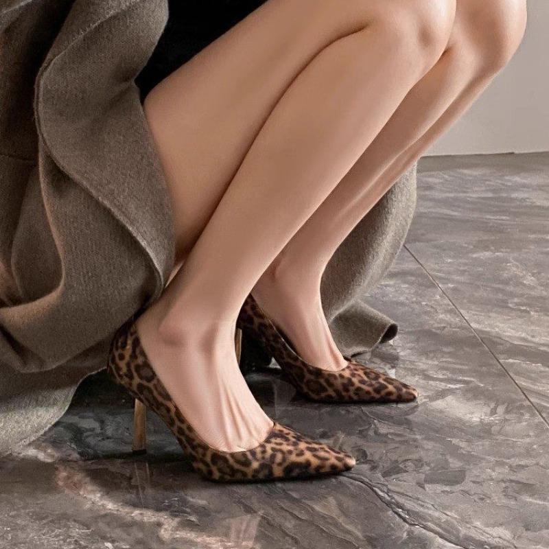 2025 Summer New Pointed High Heels Women's Sandals Casual Shallow Mouth Shoe Elegant Ladies Shoes Zapatillas Mujer