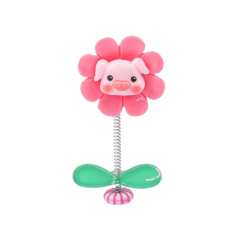 Flower Car Ornaments Car Center Console Dashboard Ornament Shake Head Flower Car Accessories