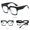Fashion Oversized Blue-Ray Spectacles Square Female Male PC Game Eye Spectacles Big High Quality Frame Gasses Frames