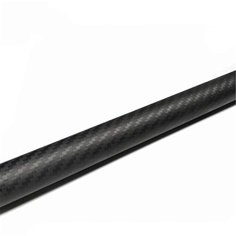 1 Pair Lightweight Durable Real Carbon Fiber Matte Black Handlebar Tube Grip Bar