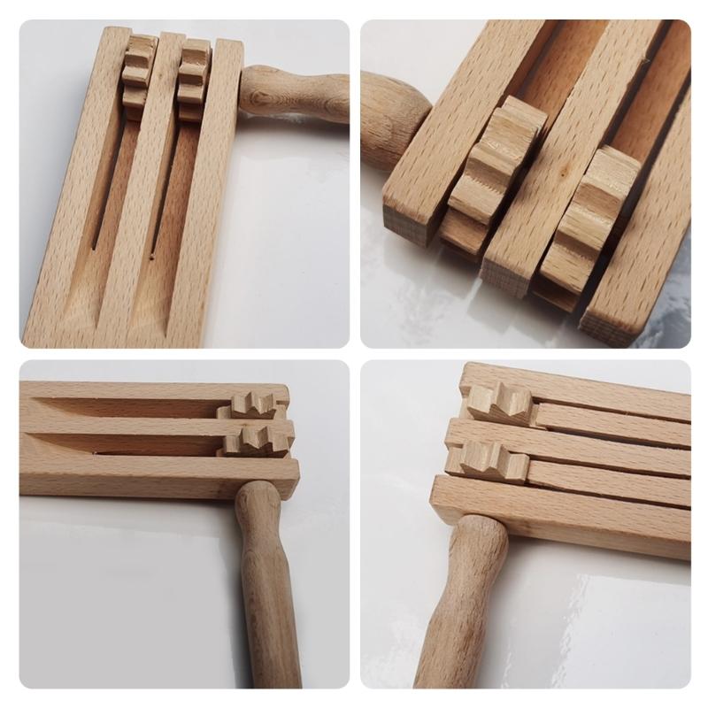 Wood Ratchet Noise Makers Traditional Mexicans Matraca Rattle for Game Wood Rattle Ratchet Instrument for Party Favor