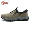 YRZL Outdoor Wanderschuhe Herren Sneaker Slip-on Casual Herrenschuhe Atmungsaktiver Wildlederschuh Rutschfeste Wanderschuhe Schuhwerk