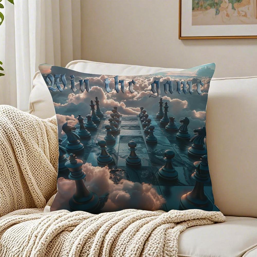

Beautiful Cloud Chess Picture Cushion Cover Pillowcase Antidustmite living Room Sofa Decor Cushion Room 30X30cm