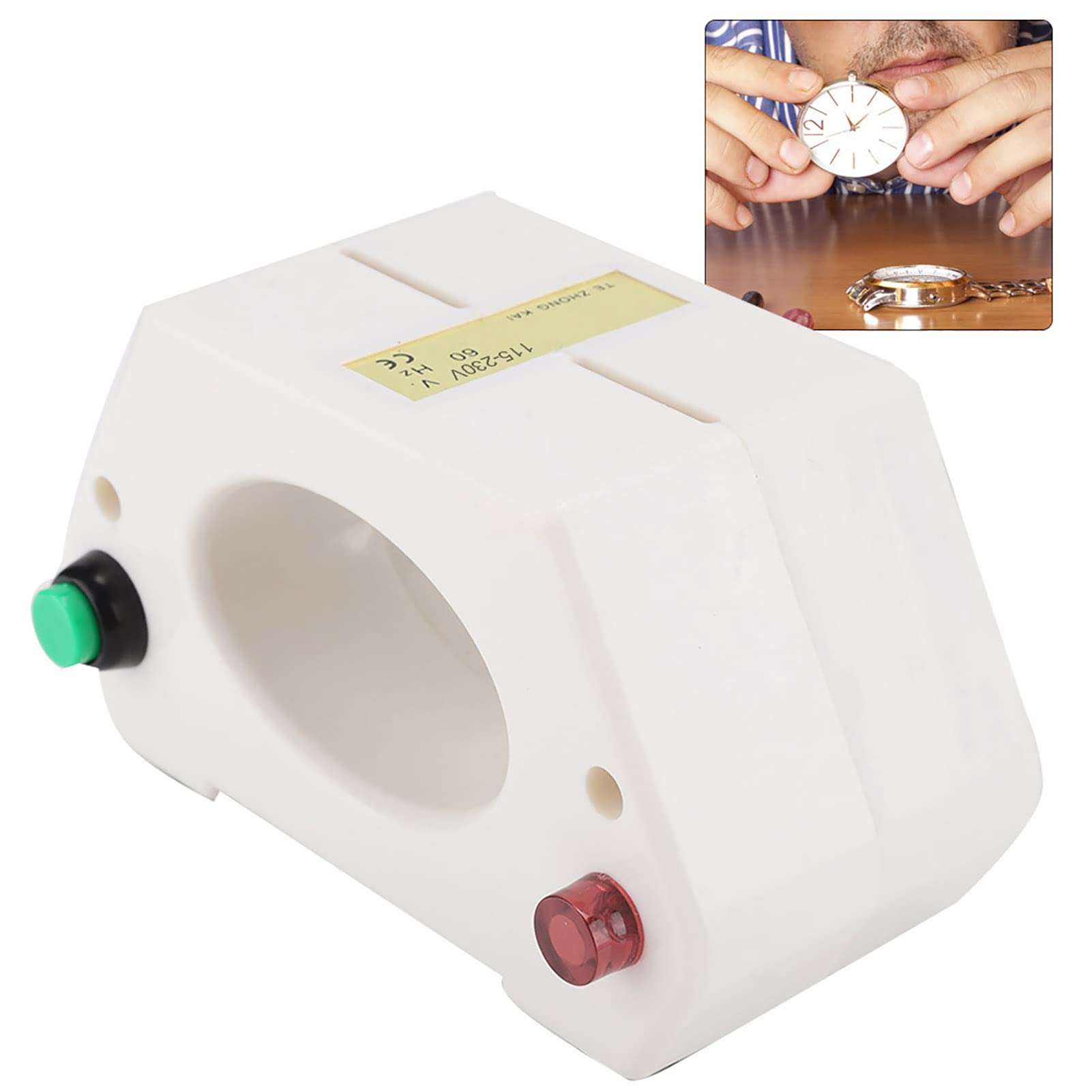 

Akozon Watch Magnetizer Demagnetizer Professional Mechanical Watch Demagnetizer Tool Demagnetizer Tool Watch Repair Tool US Plug Electric Demagnetizer