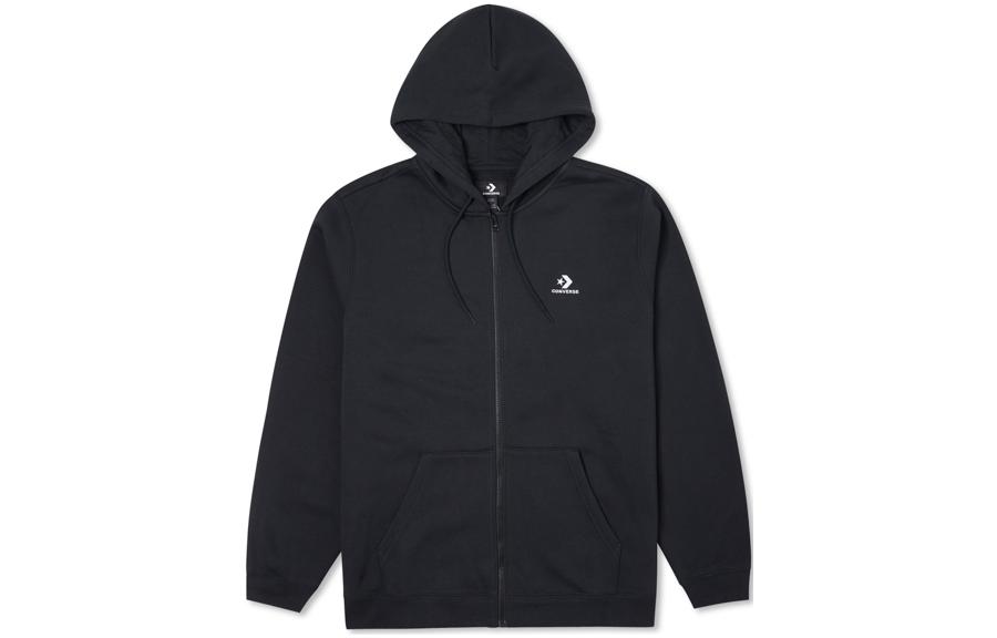 Converse Go to Embroidered Star Chevron Sweatshirt Unisex Black 10024511-A01 L