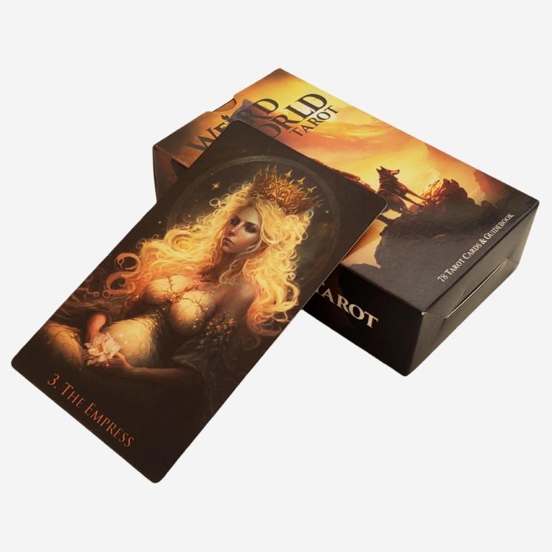 Weird World Tarot Deck 12x7cm Fantasy Lenormand Cards board Game