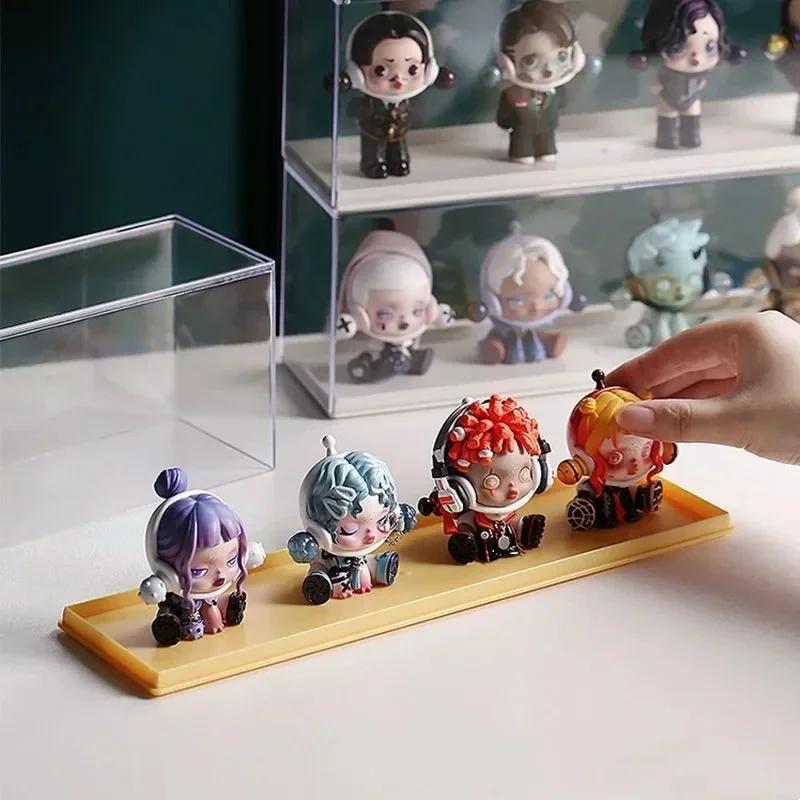 1PC Acrylic Action Figures Storage Box Bind Box Doll Display Rack Stacktable Large Transparent Doll Showing Cabinet