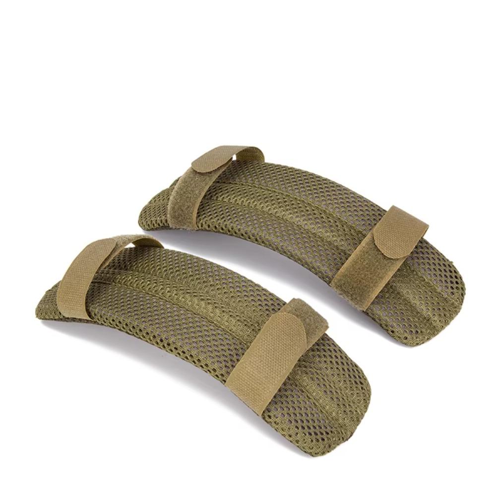 

1 пара дышащих уличных наплечников, регулируемые наплечники для альпинизма, накладки на плечевые лямки, жилет зелёный