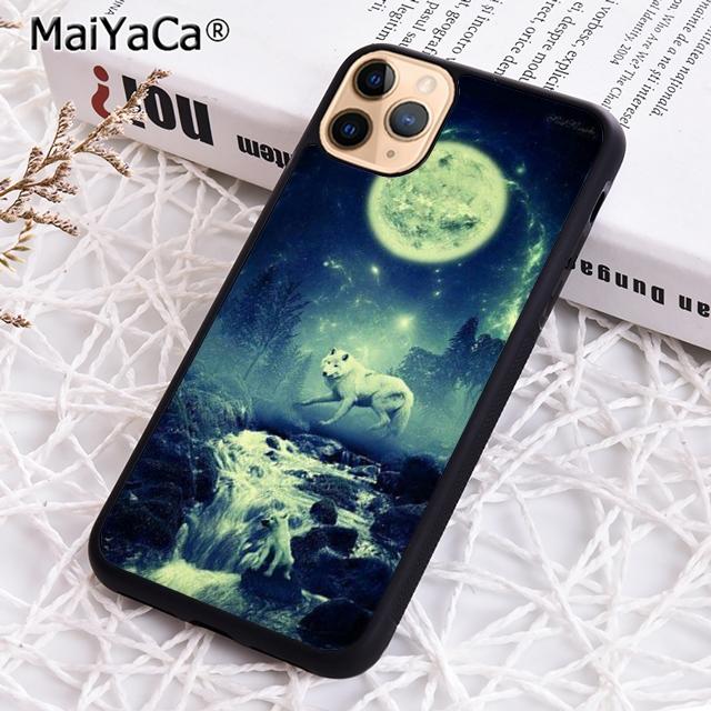 Snow Wolf howlf Animal Phone Case For iPhone 17 Air 16 pro max 15 14 plus 12 13 Shell Cover coque