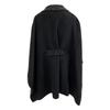 COACH Black wool melton cape coat coat XS blackUsed