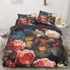 3D Flower Printed Duvet Cover King Twin Queen Double Size Kit Floral Pillowcase  New Wholesale Elegant Bedspread