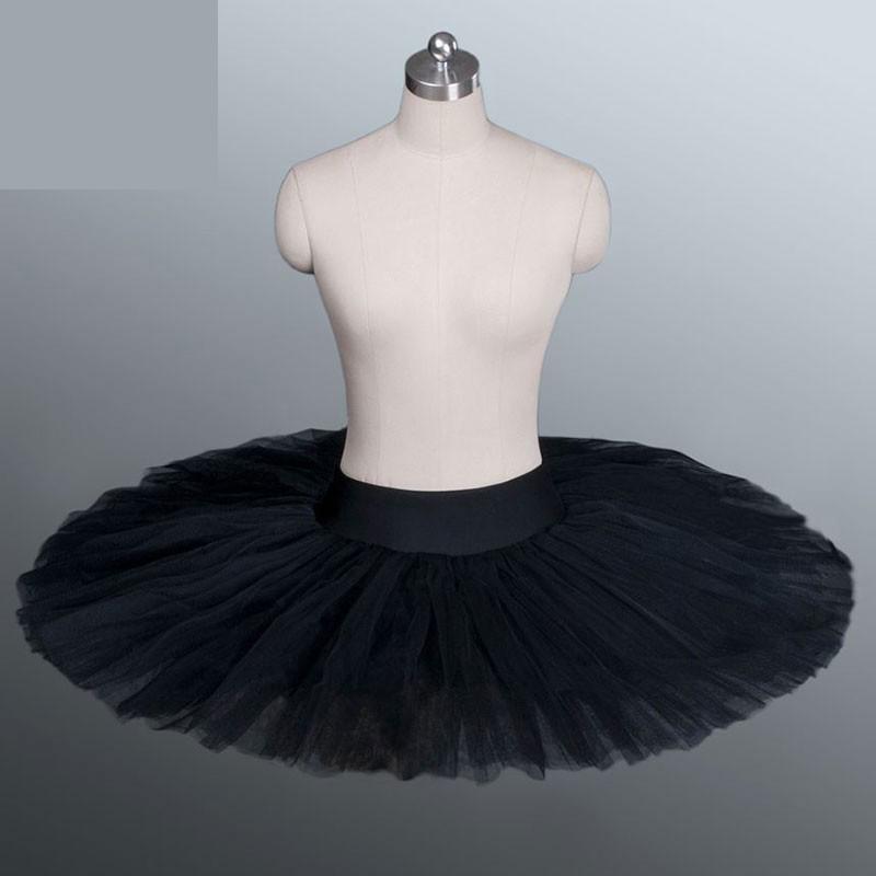 Women's Professional Platter Tutu Black White Red Ballet Dance Costume Tutu Ballet Adult Ballet Dance Skirt with Underwear