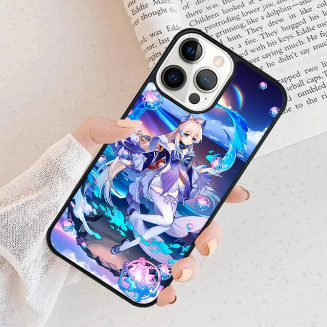 Genshin Impact Sangonomiya Kokomi Phone Case For iPhone 17 Air 15 16 Cover 11 13 14 Pro Max 12 Plus Max Fundas
