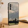 Western cowboy Phone Case Black Silicone Soft For Samsung S25,S24,S21,S22,S23,S30,Ultra,S20,Plus,Fe,Lite