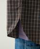 Snow Peak Organic Cotton Ombre Check Shirt Long and Size Brown CH SH-25AU005, Sleeve, Men's Women's, L,