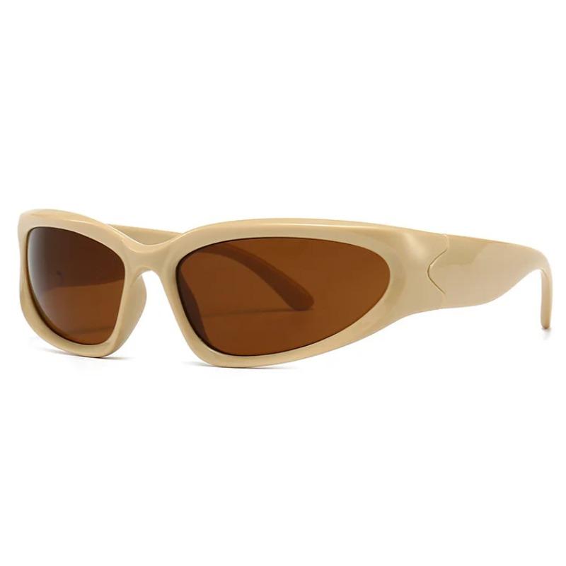 Unique Y2K Designer Luxury Sunglasses Women Rectangle Big Frame Sun Glasses For Men Outdoor UV Protection Classic 2000S Black Sh