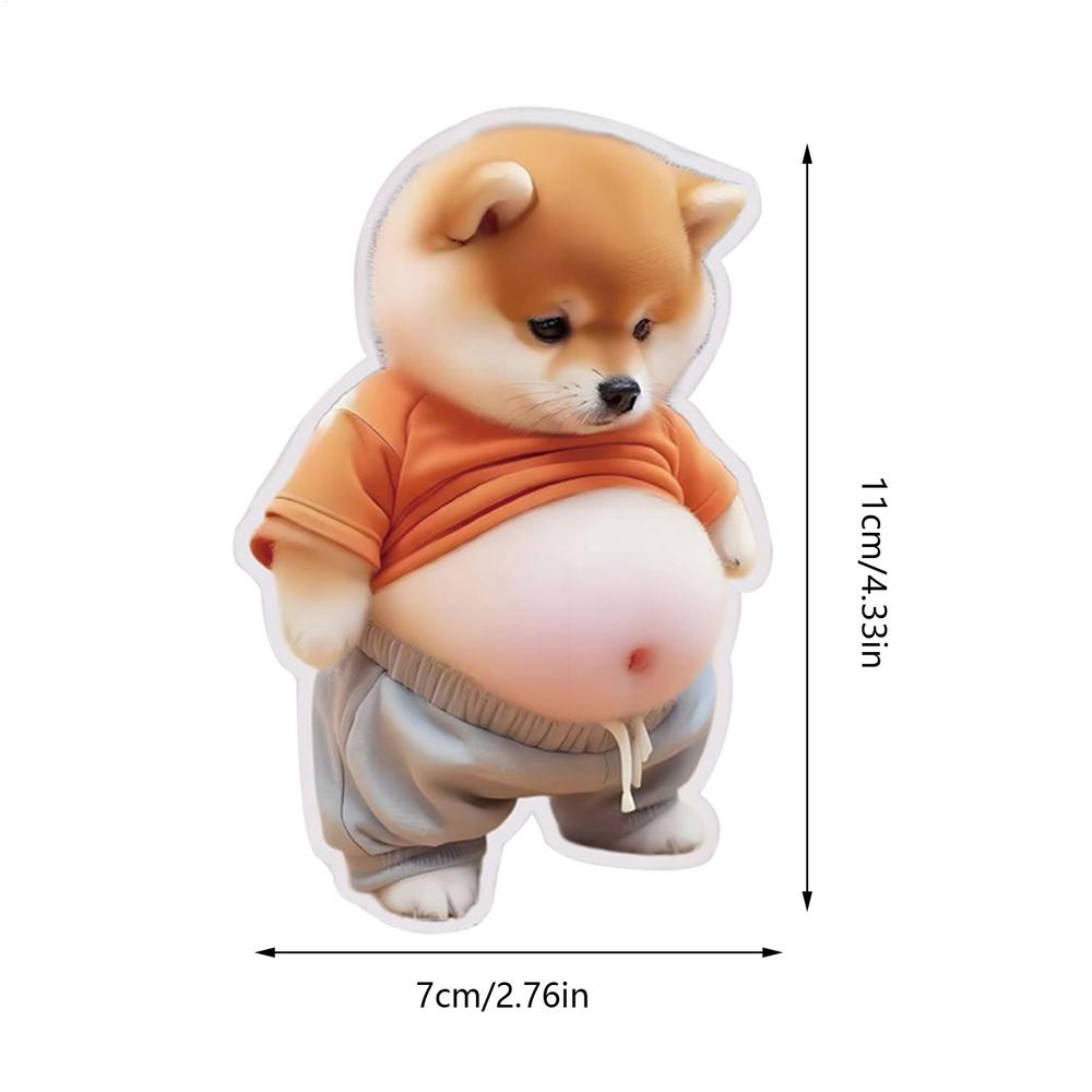 3D Scrapbook Stickers Dog Squeeze Belly Decals Reusable Stickers for Kids Girls Teens Adults Party Favors Phone Case Scrapbooks