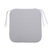 Memory Foam Chair Cushion 40x40x4cm Dark Gray Comfortable Slow Rebound Chair Pad with Anti Slip Bott