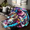 Fashion Print COOL J Jinx Blanket For Sofa Office Bed Plane Travel Sleep Read Relax Camping Soft And Warm