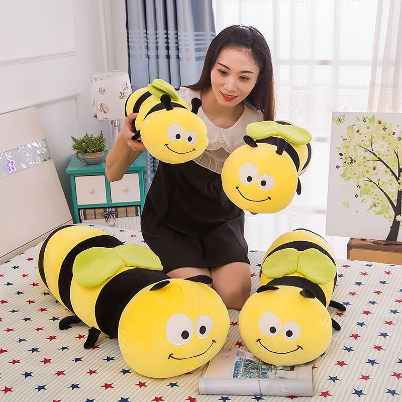 Cute Plush Bee Toy For Girls Soft And Fluffy Stuffed Animal Doll Perfect Bedtime Companion And Birthday Gift Characters)