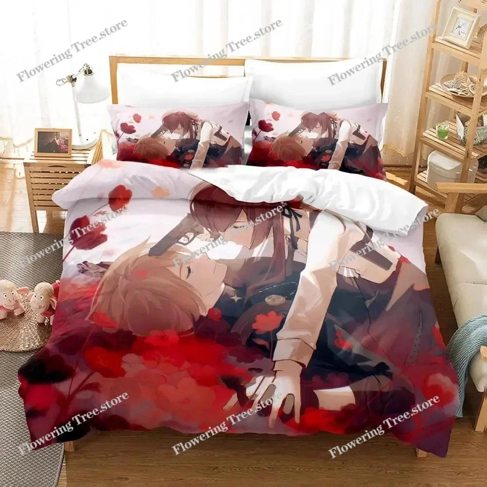 Anime Project SEKAI Hoshino Ichika Bedding Set Boys Girls Twin Queen Size Duvet Cover Pillowcase Bed Kids Adult029