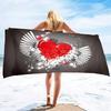 Valentine's Day Beach Towel for Adults Oversized Travel Beach Towels Blanket Sand Free Quick Dry Absorbent Portable Pool Towels
