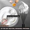 Nonstick Cookware High Heat Easy to Clean Egg Beater, Good Grip Design for Cooking, Whisking, Frothing And Stirring