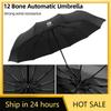 Car Sticker 2025 Hot Fully Automatic Folding Umbrella Windproof Sunshade Car Umbrella For Skoda S Octavia Rapid Fabia Superb Kod