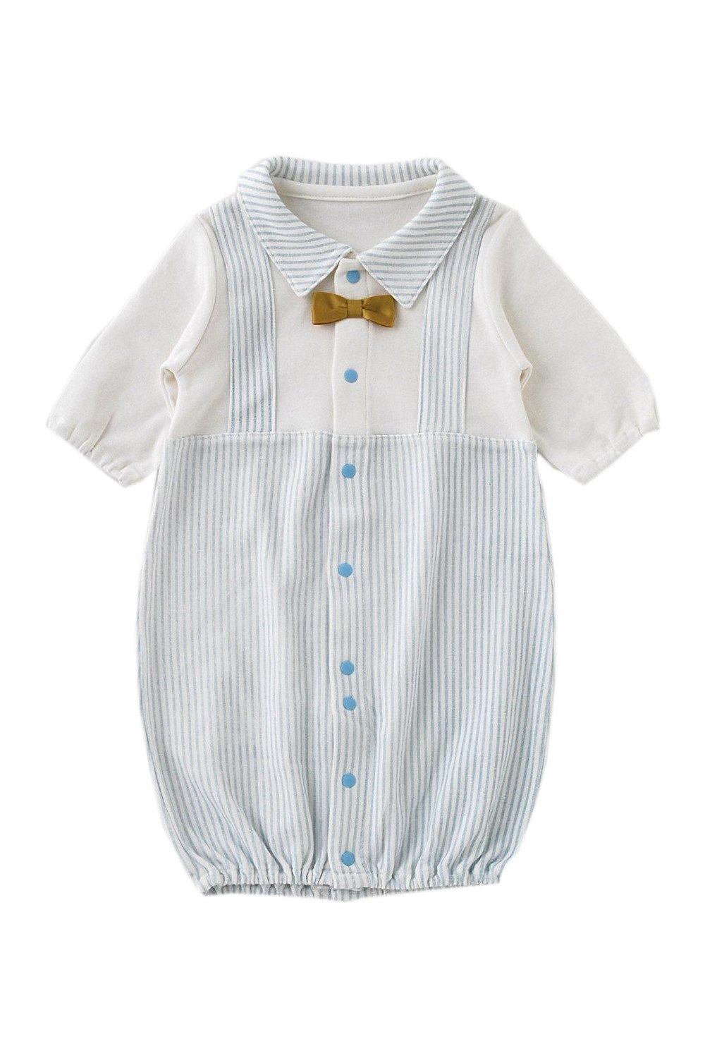 

Chuckle Baby Baby Newborn Baby Boys Ceremony Clothes, Clothes, Two-Way All-in-One, Dress, 50-60cm, P5107A-00-30