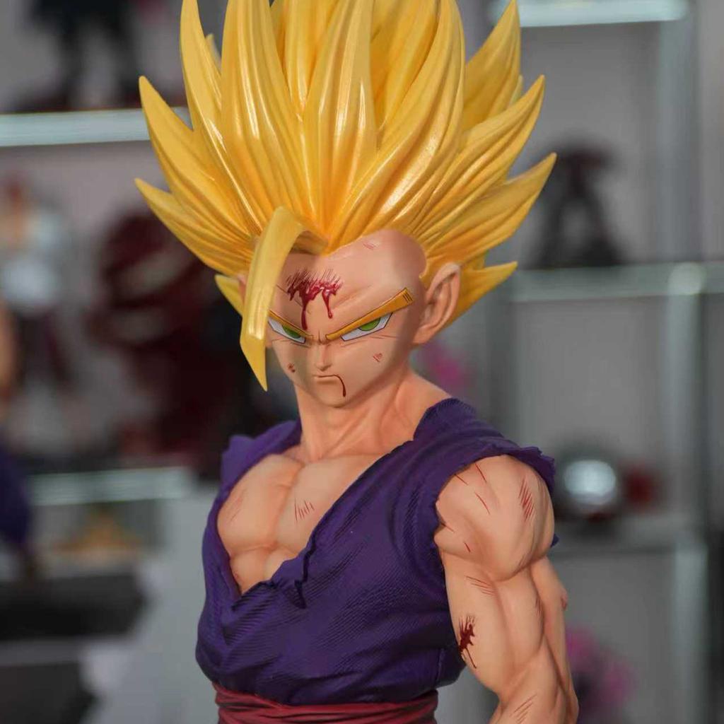 Jt Statue 2% Son Gohan 45Cm Figure Gohan Super Saiyan Dragon Ball Z Pvc Anime Figures Gohan Ssj Collection Mode Hobby Toys Gift
