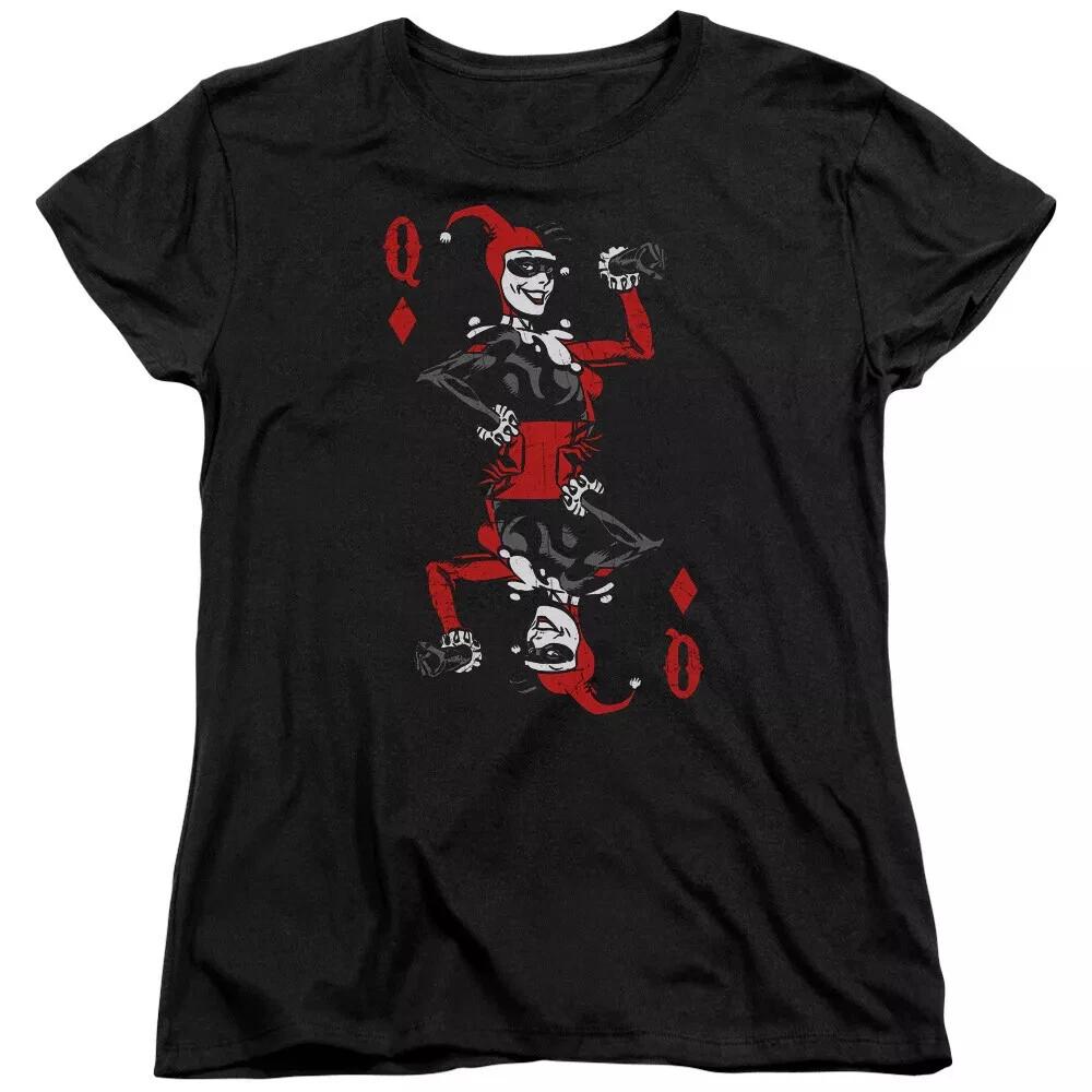 Batman  Quinn Of Diamonds  Women s T-Shirt XL