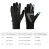 Winter Warm Gloves for Men Windproof Waterproof Anti Slip OutdoorCycling Thick Fleece Lined Touch Screen Gloves for Cold Weather