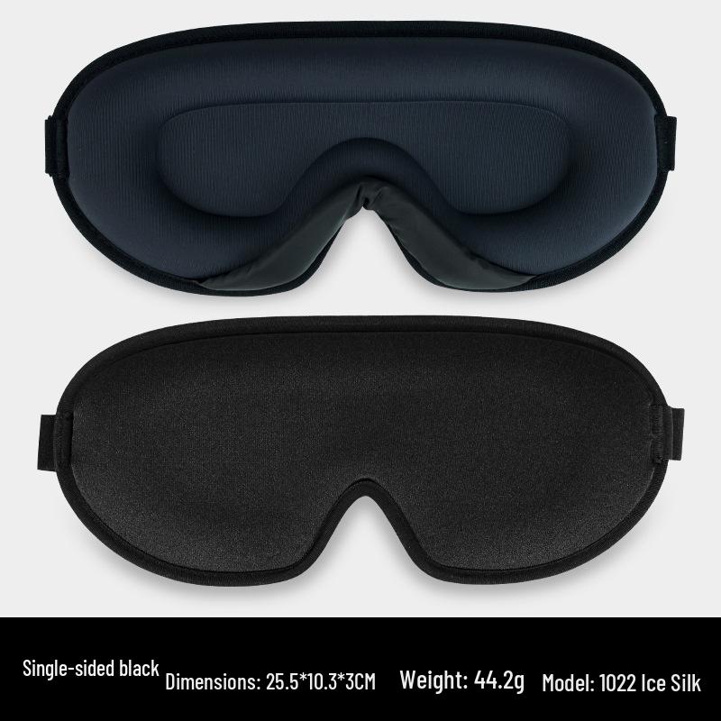 

3D Contoured Sleep Eye Mask - Light Blocking, Pressure-Free, Anti-Leakage with Thickened Nose Wing for Eye Fatigue Relief and Travel OPP Bag