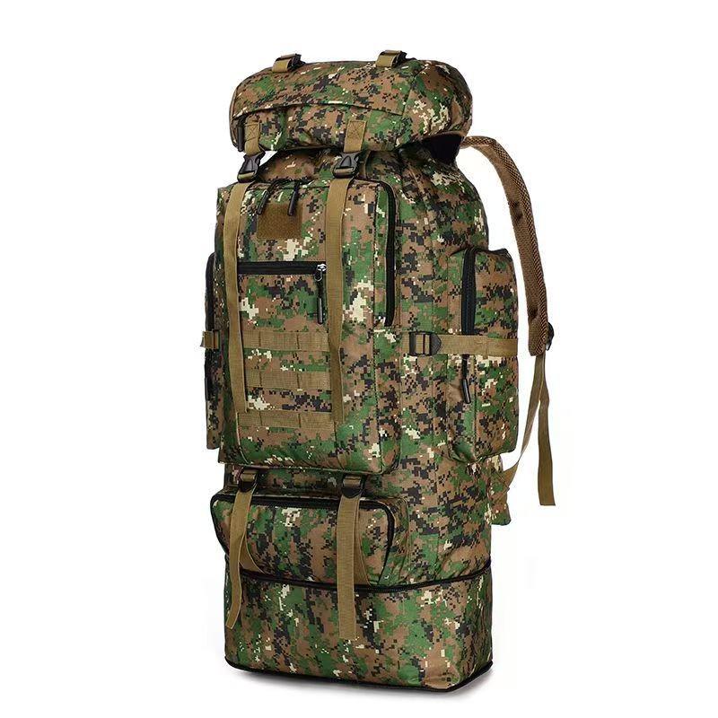 100L Expandable Mountaineering Backpack - Waterproof, Breathable Hiking Rucksack for Men & Women