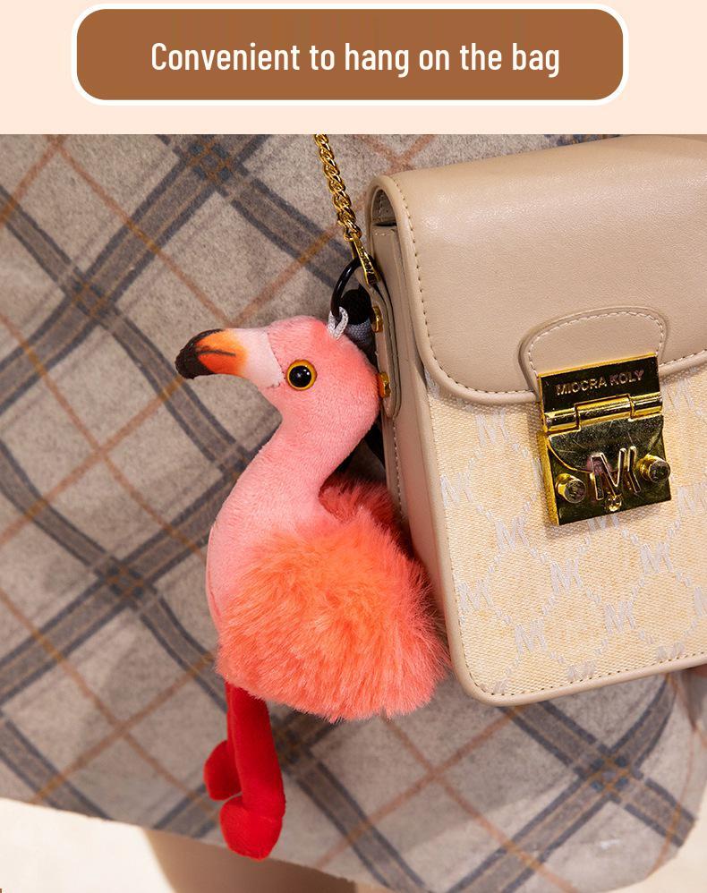 Cross-border Animal Plush Toy Pendant: Tiger, Panda, Giraffe, Leopard, Lion Doll Ornament