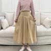 New ArrivAls Open Run A Line mAxi pleAted flAre Skirt