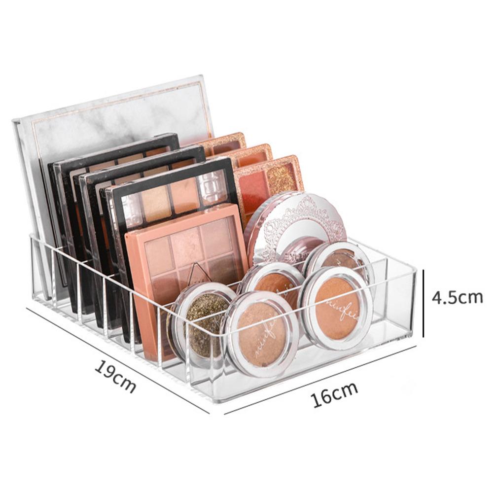 

7 отделений, коробка для хранения, прозрачная пластиковая подставка для макияжа, косметическая подставка, органайзер для хранения палитры теней для макияжа, губной помады #ww 7