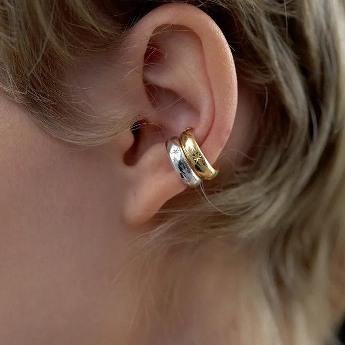 Snowflake Earcuff (2color)